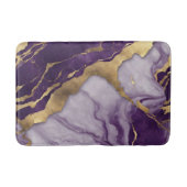 Tapis De Bain Mini-scandinave Chic Lilac Marbre pourpre (Devant)