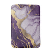 Tapis De Bain Mini-scandinave Chic Lilac Marbre pourpre (Devant (Vertical))