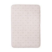Tapis De Bain Minimal Wildflower Pattern with Dots (Devant (Vertical))