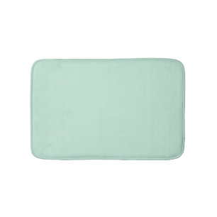 Tapis De Bain minimaliste menthe vert menthe uni moderne