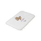 Tapis de bain minimaliste Simple Life (Angle)