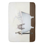 Tapis De Bain Minou tigré dans la baignoire (devant Vertical)