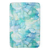Tapis De Bain Mint Aqua Pearl Marbre or (devant Vertical)