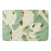 Tapis De Bain Mint Green Cream Gold Cowhide (Devant)