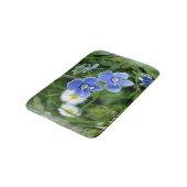 Tapis De Bain minuscules fleurs bleues (Angle)