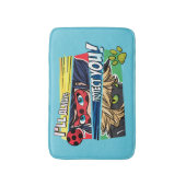 Tapis De Bain Miraculous Ladybug & Cat Noir toujours vous protég (Devant (Vertical))