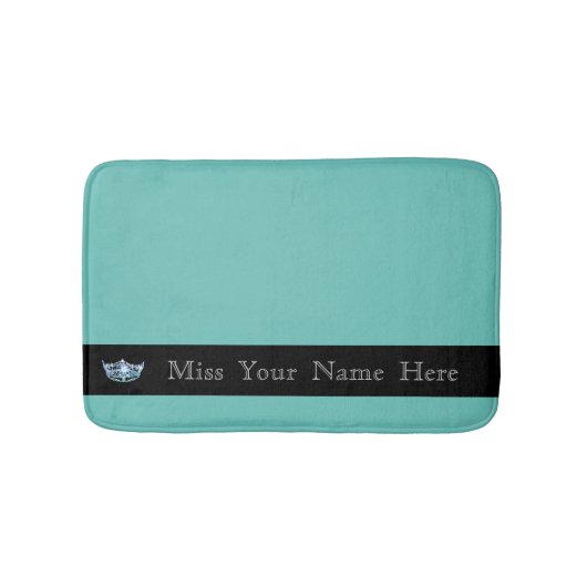 Tapis De Bain Miss America Aqua Crown Bath Mat (Devant)