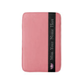 Tapis De Bain Miss America Pink Crown Bath Mat (Devant (Vertical))