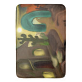 Tapis De Bain Mission espagnole Art Abstrait Sud-Ouest (devant Vertical)