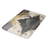 Tapis De Bain Misty Mountain Black & Gold (Angle)