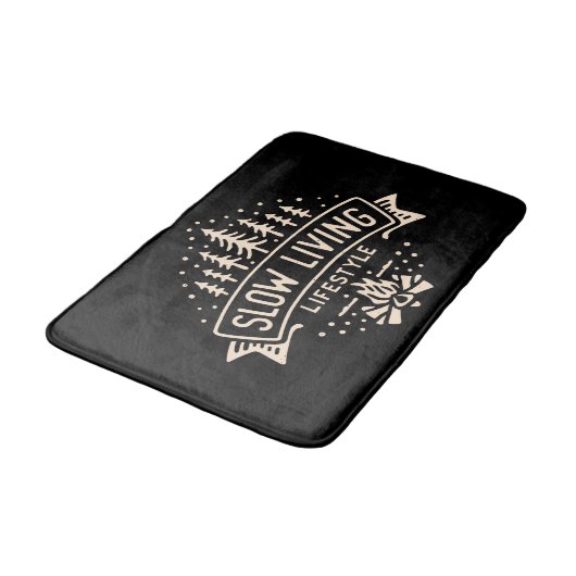 Tapis De Bain Mode de vie lent (Angle)