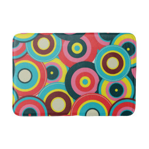 Tapis De Bain Mode géométrique Vintage-Motif élégant moderne