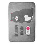 Tapis De Bain Mode grumeux sur drôle de gros chat (devant Vertical)