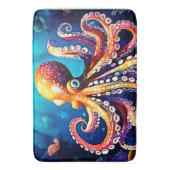 Tapis De Bain Mode Octopus coloré (devant Vertical)