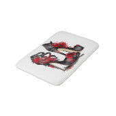 Tapis De Bain Mode Vampy | Strappy Ankle Stilettos avec Rose (Angle)
