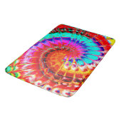 Tapis De Bain Modèle d'art d'abstractions colorées (Angle)