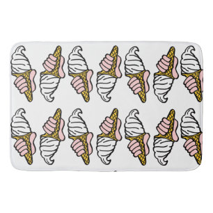 Tapis De Bain Modèle de cône de glace