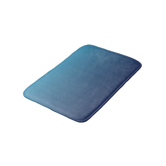 Tapis De Bain Modèle de gradient de bleu d'océan (Angle)
