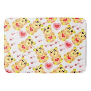 Tapis De Bain Modèle de nurserie de l'ours Sweet Heart