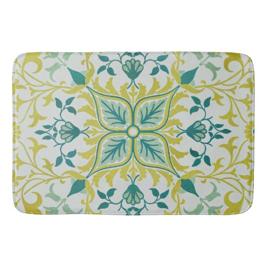 Tapis De Bain Modèle de plafond vert citron sans couture de Will (Devant)