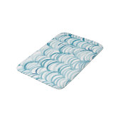Tapis De Bain Modèle de style japonais Vague bleueIllustration (Angle)
