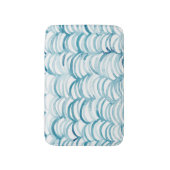 Tapis De Bain Modèle de style japonais Vague bleueIllustration (Devant (Vertical))