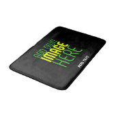 TAPIS DE BAIN MODELE DE TEXTE D'IMAGE NOIRE SIMPLE ET MODIFIABLE (Angle)