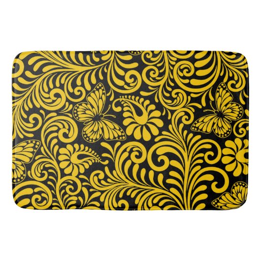 TAPIS DE BAIN MODÈLE FLORAL (Devant)