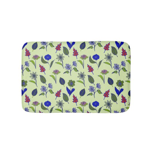 Tapis De Bain Modèle floral cool (Devant)