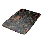 Tapis De Bain Modèle floral de cerfs (Angle)
