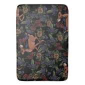 Tapis De Bain Modèle floral de cerfs (devant Vertical)