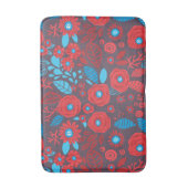 Tapis De Bain Modèle floral de Doodle (Devant (Vertical))