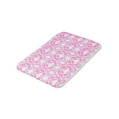 Tapis De Bain Modèle floral de rose baroque de style (Angle)
