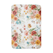 Tapis De Bain Modèle floral du jardin (Devant (Vertical))