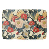 Tapis De Bain Modèle floral japonais Ukiyo-E Art (Devant)
