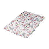 Tapis De Bain Modèle floral mou (Angle)