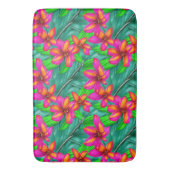 Tapis De Bain Modèle floral Paradis tropical (devant Vertical)