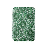 Tapis De Bain Modèle floral vintage vert (Devant (Vertical))