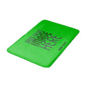 TAPIS DE BAIN MODÈLE TEXTE D'IMAGE VERTE MODERNE ÉDITABLE LIME (Angle)