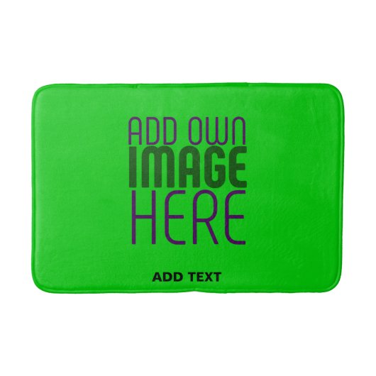 TAPIS DE BAIN MODÈLE TEXTE D'IMAGE VERTE MODERNE ÉDITABLE LIME (Devant)