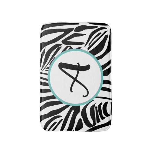 Tapis De Bain Modèle Zebra (Devant (Vertical))