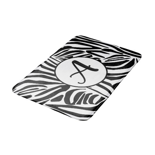 Tapis De Bain Modèle Zebra (Angle)
