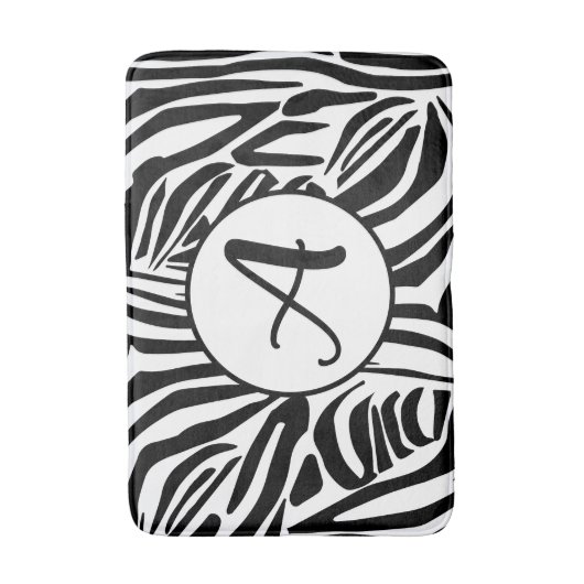 Tapis De Bain Modèle Zebra (Devant (Vertical))