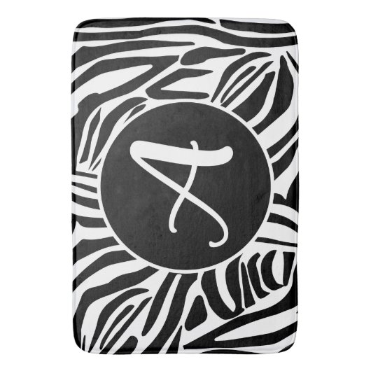 Tapis De Bain Modèle Zebra (devant Vertical)