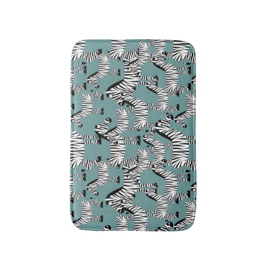 Tapis De Bain Modèle zèbre (Devant (Vertical))