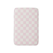 Tapis De Bain Modern Pink Checkered Pattern (Devant (Vertical))