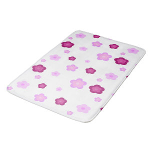 Tapis De Bain Modern pink gradient flower pattern Gift