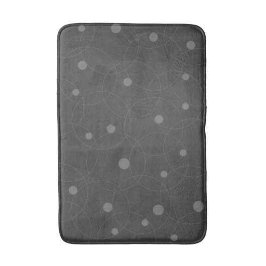 Tapis De Bain Modern, simple, playful, fun pattern of circles (Devant (Vertical))