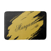 Tapis De Bain Modern Unique Bath Mat Featuring Custom Name Desig (Devant)