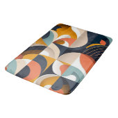 Tapis De Bain Moderne Abstrait et dynamique du milieu du siècle (Angle)